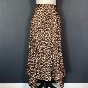 Zara Leopard Print Skirt